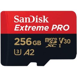 Card memorie SanDisk Extreme PRO 256 GB microSDXC, memory card (UHS-I U3, Class 10, V30, A2)