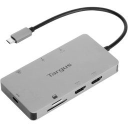 Targus Uni Dual HDMI 4K Docking Station, silver - DOCK423EU
