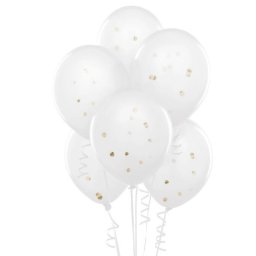 Baloane classic CONFETTI GOLD, 5 buc/set