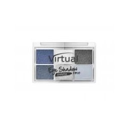 Paleta 6 farduri de pleoape i love it 024 blue cocktail 8.5gr VIRTUAL EYE SHADOW