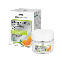 Crema antirid pentru fermitate 40 + vit c 50ml VITAMIN C PLUS