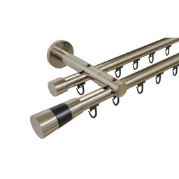 Galerie dubla PRINDERE PERETE suport universal TEAVA PROFIL -VALEO /19 -INOX