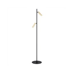 Lampadar TORRE 2xG9/6W/230V negru/alamă Argon 7083