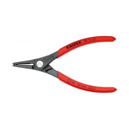 Cleste de mare precizie KNIPEX pentru inele de siguranta exterioare pe arbori O10-25 mm, 140 mm, fabricat in Germania 49 11 A1