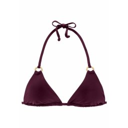 LASCANA Sutien costum de baie 'Kati' roșu bordeaux