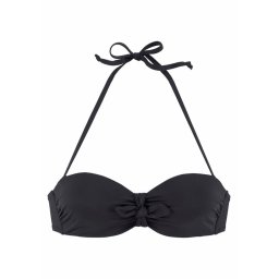 LASCANA Sutien costum de baie 'Lola' negru