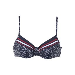 LASCANA Sutien costum de baie 'Minimal' bleumarin