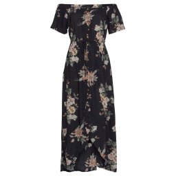 LASCANA Rochie de vară galben deschis / verde deschis / portocaliu deschis / negru