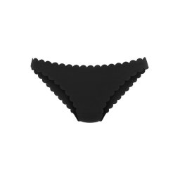 LASCANA Slip costum de baie 'Scallop' negru