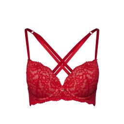 LASCANA Sutien culoarea pielii / roșu