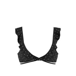 LASCANA Sutien costum de baie 'Sparkle' negru / alb