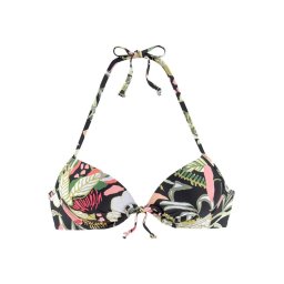 s.Oliver Sutien costum de baie verde / negru