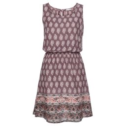 LASCANA Rochie de plaja bej / mov zmeură / roz