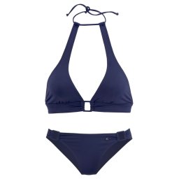 s.Oliver Costum de baie două piese bleumarin