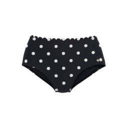LASCANA Slip costum de baie negru / alb