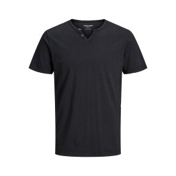 JACK & JONES Tricou 'Split' negru