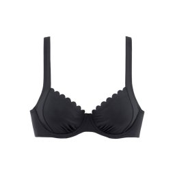 LASCANA Sutien costum de baie 'Camilla' negru