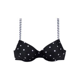 s.Oliver Sutien costum de baie 'Audrey' negru / alb