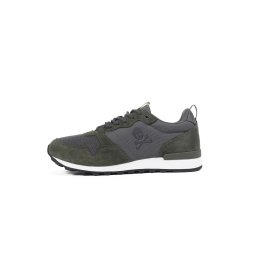 Scalpers Sneaker low 'Skull' gri închis / kaki