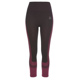 LASCANA ACTIVE Pantaloni sport mov zmeură / mov închis / alb