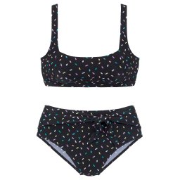 BUFFALO Costum de baie două piese mai multe culori / negru