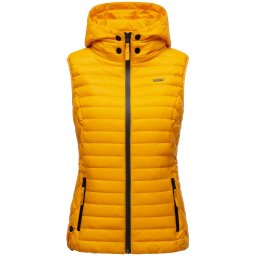 MARIKOO Vestă 'Hasenpfote' galben auriu / negru