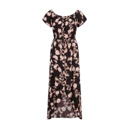 LASCANA Rochie corai / negru / alb