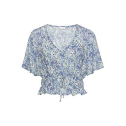 BUFFALO Bluză albastru / bleumarin / albastru pastel / albastru deschis / portocaliu somon