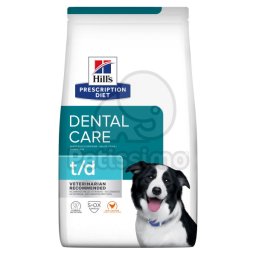 Hill's Prescription Diet t/d Dental Care hrana uscata pentru caini 4 kg