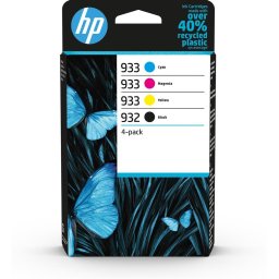 Set cartuse cerneala HP 932 Black 6ZC71AE, 933 4-Pack, Cyan/Magenta/Galben/Negru