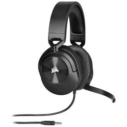 Casti Gaming cu microfon Corsair HS55 Surround, Dolby Audio Over-head, 20Hz - 20 kHz, 32k Ohms @ 1 kHz, Lungime cablu: 1.8m, carbon Corsair HS55 Surround Headset, Carbon Jk
