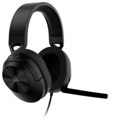 Casti Gaming cu microfon Corsair HS55 Stereo, Over-head, 20Hz - 20 kHz, 32k Ohms , 1 kHz, Lungime cablu: 1.8m, carbon
