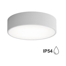 Plafonieră de baie CLEO cu senzor, 2xE27, 24W, 230V, Ø 30 cm, gri, IP54