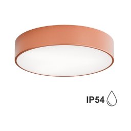Plafonieră pentru baie cu senzor CLEO, 3x E27, 24 W, 230 V, Ø 40 cm, finisaj cupru, IP54