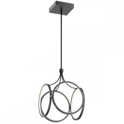Lustra Ciri QN-CIRI-P-MBK, 45W LED, H:min 72,4 cm - max 180 cm, L:35,6 cm, metal negru