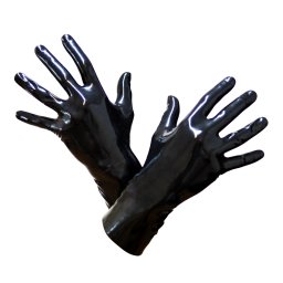 Toylie Latex Gloves Black M