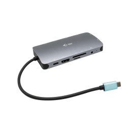 Metal USB-C Nano Dock HDMI/VGA with LAN + Power Delivery 100 W, Docking station