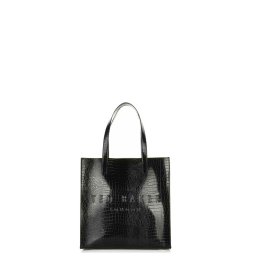 TED BAKER Geantă Croccon Croc Effect Large Icon 253518 black