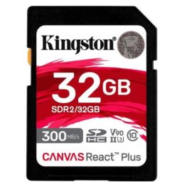 Card de memorie Kingston Canvas React Plus SDHC, 32GB, UHS-II U3, Class 10, V90