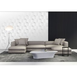 Fototapet autocolant cu efect 3D - Fagure de Albine Alb