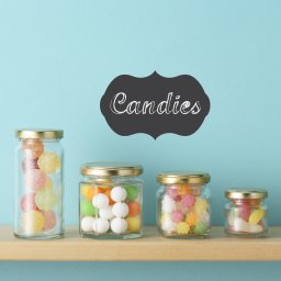 Sticker Chalkboard Labels