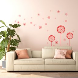 Sticker Dandelion , Small Red
