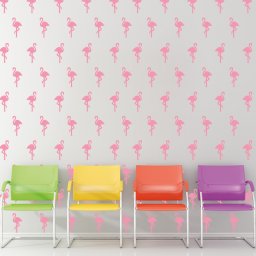 Sticker Flamingos , Pink