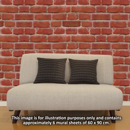 Sticker Vintage Brick , 4 bucati