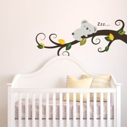 Sticker SLEEPING KOALA AND TREE BRANCH