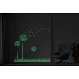 Sticker Glow in the Dark Dandelion