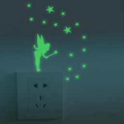 Set of 16 stickere fosforescente - Little fairy glowing sticker