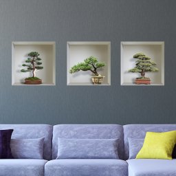 Sticker cu efect 3D - Bonsai