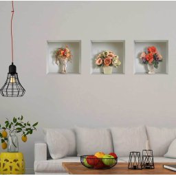 Sticker cu efect 3D - Aranjament Floral