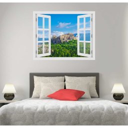 Fereastra cu efect 3D - Acropole, Grecia - 119x93 cm